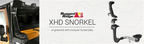 Rugged Ridge 17756.20 XHD Low and High Mount Snorkel Kit for Select ...