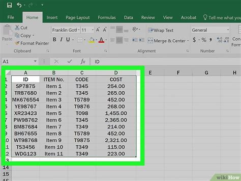 Image excel-8 : Comment crer un tableau avec Excel : 12 tapes