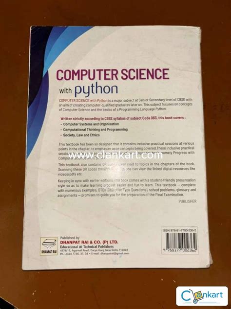 Image result for Computer Science with Python Book