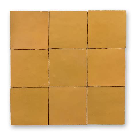 ZELLIGE 4x4 SQUARE - Mais - Handmade Moroccan Tiles - popham design