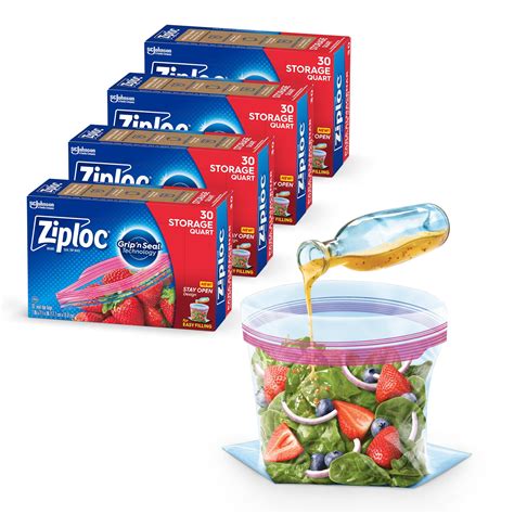Ziploc Quart Bags