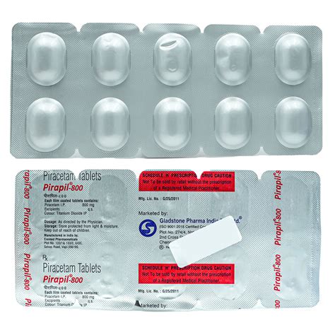 Pirapil 800 Tablet | Uses, Side Effects, Price | Apollo Pharmacy