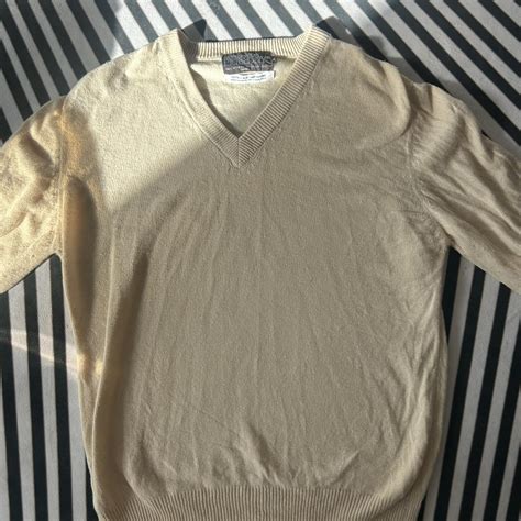 pastel yellow cashmere sweater! best fits size... - Depop