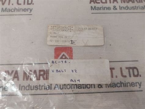 Megadyne A-74 V-belt – Aeliya Marine Tech®