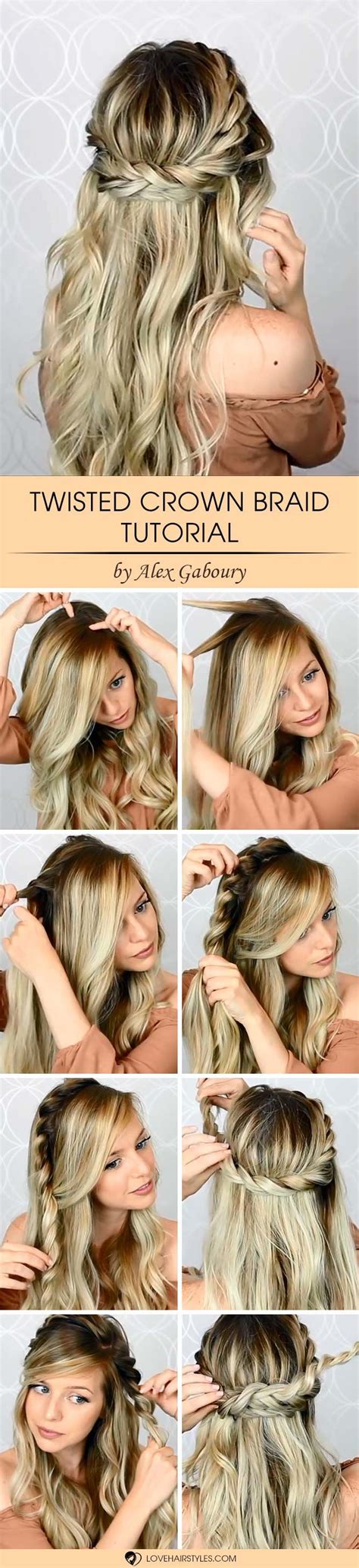 Image result for Twisted Crown Braid Tutorial
