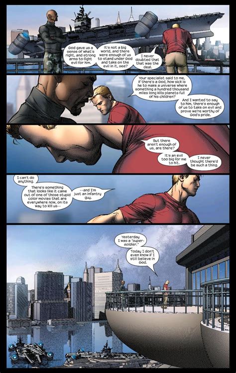 "Do you believe in God, Nick?" [Ultimate Extinction #2] : r/Marvel