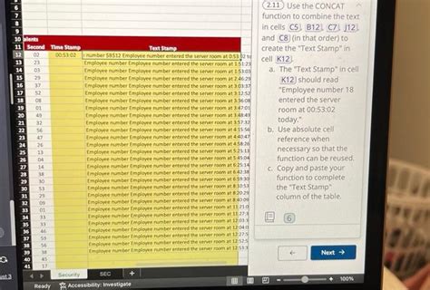 Create Formula Using the Concat Function to Combine the Text String 的图像结果