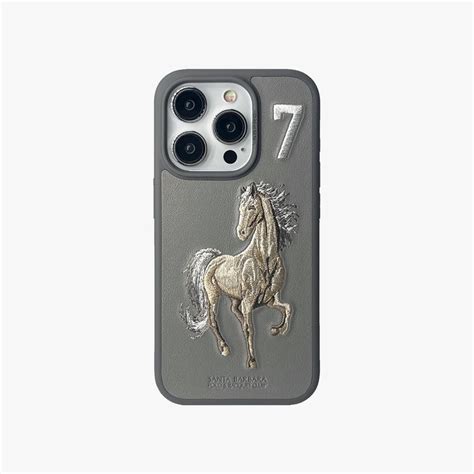 iPhone 15 Pro Max Boris Series Genuine Santa Barbara Leather Case ...