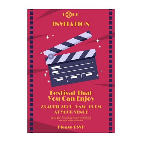 Filmklappe einladung Bilder - Kostenloser Download auf Freepik