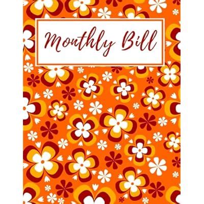 Buy Bill Organizer: Bill and Expense Tracker | Monthly Bill Payment ...