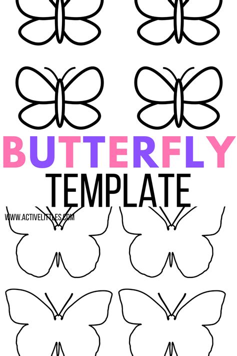Image result for Printable Butterfly Pattern