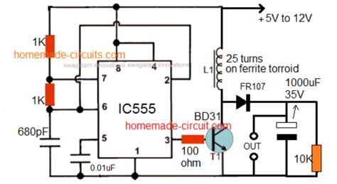 Schematic Diagram Of Boost Converter