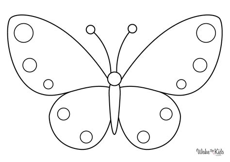 Butterfly Coloring Pages (Free Printable PDFs) | WakeTheKids