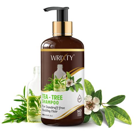 Green Tea & Tea Tree Anti-Dandruff Shampoo - No Sulphates, Parabens, S ...