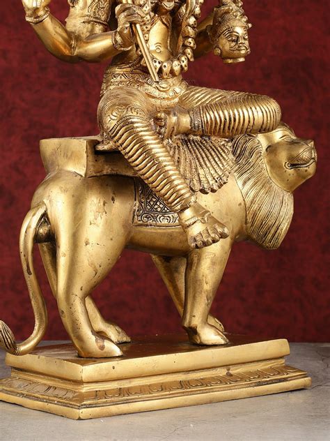 Buy Pure Brass Pratyangira Devi Bhadrakali Statue - 19 inch antique ...