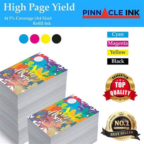 PINNACLE Canon G3010 Printer Refill Ink Compatible Premium Ink All ...
