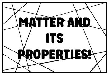 MATTER AND ITS PROPERTIES! Grade 3 Science Coloring Pages school ...