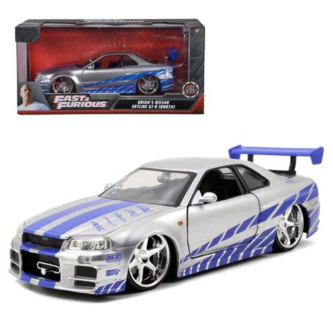 Burago Movie 1:32 Simulation Race Car Model NISSAN SKYYLINE GT-R(RCNR33 ...