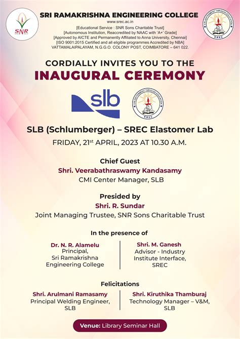 Events | Sri Ramakrishna Engineering College | Coimbatore