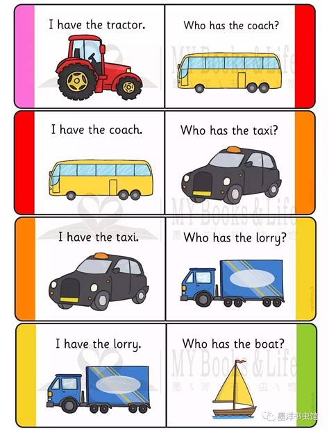 交通工具的英语怎么写？-