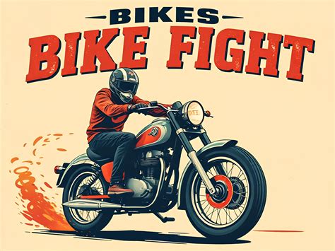 Bike Fight Poster – Inkyprinty.in
