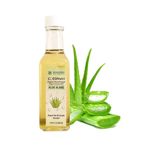 Buy Sustainable Stone & Wood Pressed Organic Coconut Oil - Aloe Blend ...