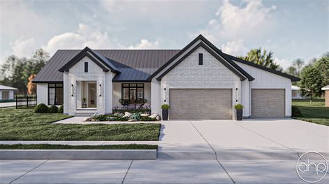 Modern Farmhouse Style House Plan | Green River