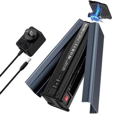 NVMe M.2 Duplicator, ACASIS Dual-Bay Offline Clone with Built-in ...