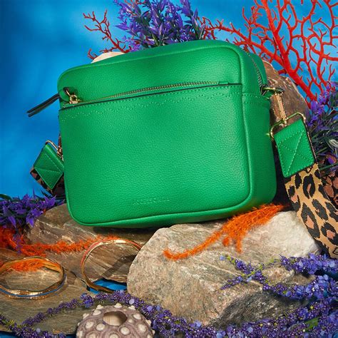 Buy Green Camera Bag with Webbing Strap Online - Accessorize India