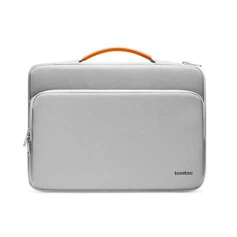 Defender-A14 Laptop Briefcase 13.5-14 Inch-Gray | TOMTOC