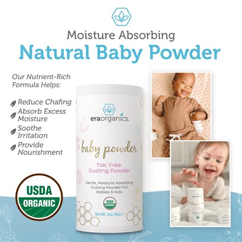 Talc Free Baby Powder - Eraorganics.com