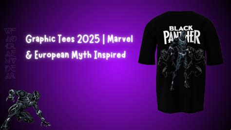 Graphic Tees 2025 | Marvel & European Myth Inspired