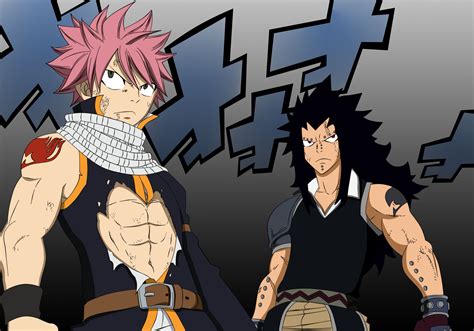 Download Gajeel Redfox Natsu Dragneel Anime Fairy Tail HD Wallpaper by ...