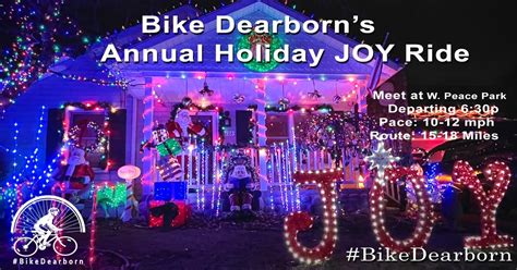 Bike Dearborn - 10th Annual Holiday JOY Ride, West PEACE Park - 22271 W Village Dr, Dearborn, MI ...