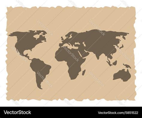 Blank Old World Map Vector 的图像结果
