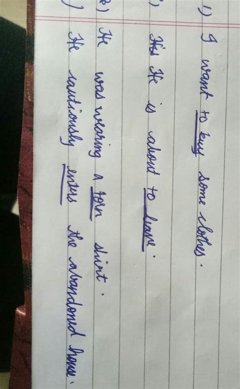 underlined words say whether finite or non-finite - Brainly.in