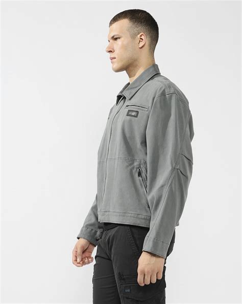 Boxy Fit Jacket with Signature Branding