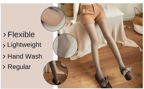 Buy Bunny Bae Women Sheer Pantyhose Faux Fake Translucent Stretchy ...