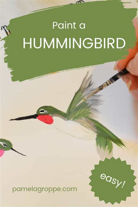 Image result for How to Paint Hummingbirds Tutorials