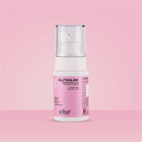 Gellup GlutaGlam Face Serum with Glutathione, Tyrostat and Sepiwhite ...