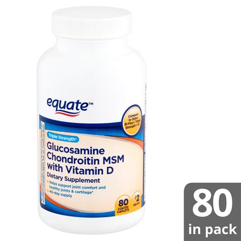 Equate Triple Strength Glucosamine Chondroitin MSM India | Ubuy