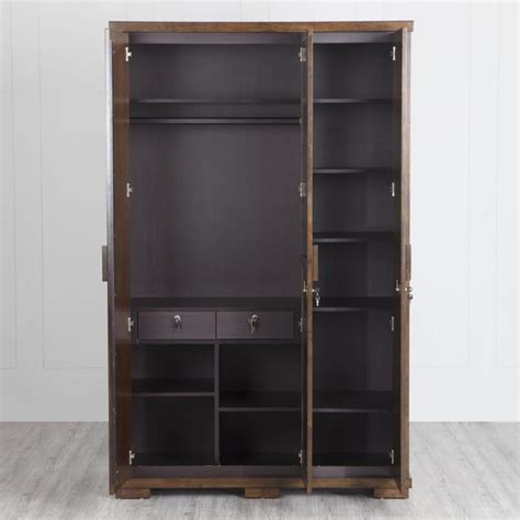 Buy Rio 3-Door Wardrobe - Brown from Home Centre at just INR 49997.0