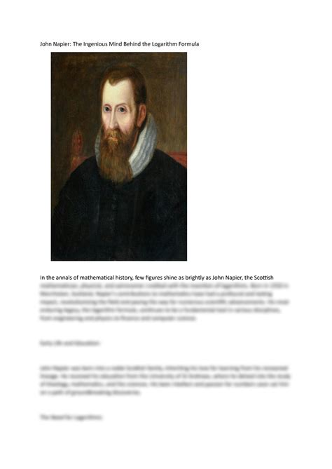 Image result for Napier Logarithm