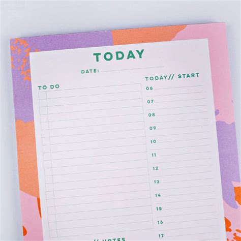 Palette Daily Planner Pad – The Paper Company India
