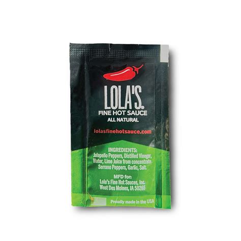 Lolas Hot Sauce Packets - Authentic Flavor | Lolas Fine Sauces – Lola's ...