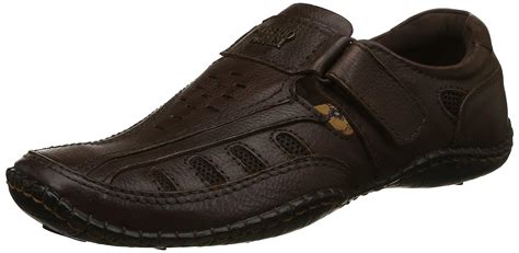Alberto Torresi Leather Men's Brown Sandals and Floaters - 7 UK/India ...