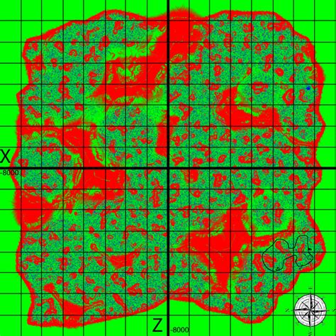 Image result for Rust 3X3 Grid Map