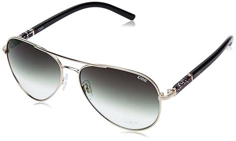 Buy IDEE Gradient Aviator Unisex Sunglasses - (IDS2326C4SG|59|Green ...