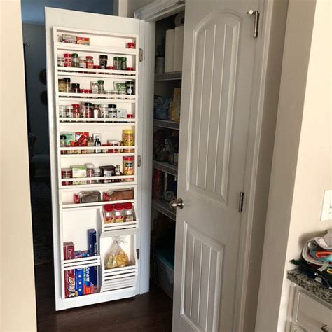 Organize Your Pantry With A Door Storage Rack - Home Storage Solutions