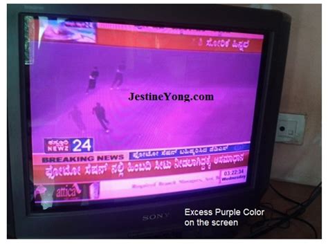 Image result for CRT TV Color Problem